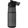 Capri sports bottle, transparent black
