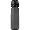 Capri sports bottle, transparent black