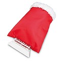 Car ice scraper w/ mitten, red