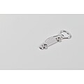 Car shape bottle opener, matt silver