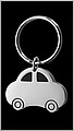 Car shaped metal key holderSilver