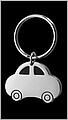 Car shaped metal key holderSilver