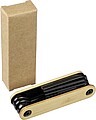 Carbon steel toolset Edna, brown