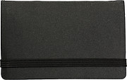 Card case with sticky tabsBlack