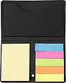 Card case with sticky tabsBlack