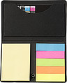 Card case with sticky tabsBlack
