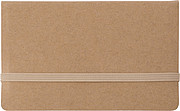 Card case with sticky tabsBrown