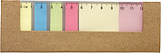 Card cover with 12cm rulerBrown
