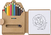 Cardboard colouring set Marlon