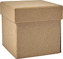 Cardboard cube desk organizer.