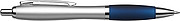 Cardiff ballpen with blue ink.Dark navy