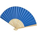 Carmen hand fan, aqua blue