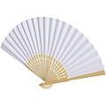 Carmen hand fan, white