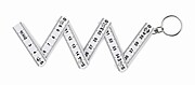 Carpenters ruler key ring 50cm