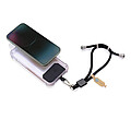 CarryLoop RCS recycled PET adjustable phone holder wristlet, black