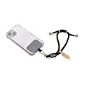 CarryLoop RCS recycled PET adjustable phone holder wristlet, black