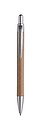 Carton barrel ball pen, matt silver