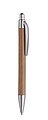 Carton barrel ball pen, matt silver