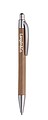 Carton barrel ball pen, matt silver