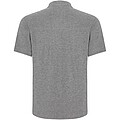 Centauro Premium short sleeve unisex polo, marl grey