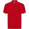 Centauro Premium short sleeve unisex polo, red