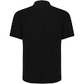 Centauro Premium short sleeve unisex polo, solid black