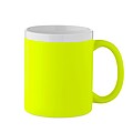 Ceramic mug 300ml, neon yellow