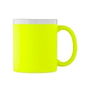 Ceramic mug 300ml, neon yellow