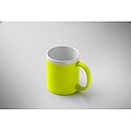 Ceramic mug 300ml, neon yellow