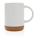 Ceramic mug with cork base