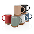Ceramic mug with cork base