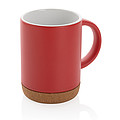 Ceramic mug with cork base
