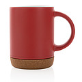 Ceramic mug with cork base