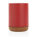 Ceramic mug with cork base