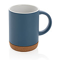 Ceramic mug with cork base