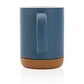 Ceramic mug with cork base