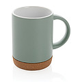 Ceramic mug with cork base