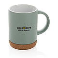 Ceramic mug with cork base