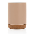 Ceramic mug with cork base