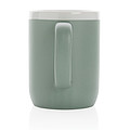 Ceramic mug with white rim
