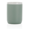 Ceramic mug with white rim