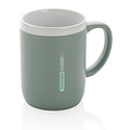 Ceramic mug with white rim