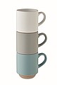Ceramic stackable mug 170 ml, white
