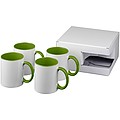 Ceramic sublimation mug 4-pieces gift set