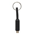 Charging and data transfer cable, black