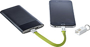 Charging cable and key holder in one
