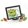 Chef tablet stand with touchpen, black