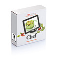 Chef tablet stand with touchpen, black