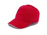 Child cap, red+beige