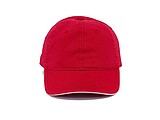 Child cap, red+beige